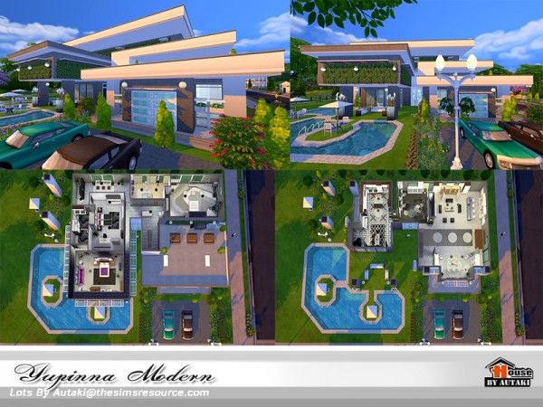  The Sims Resource: Yupinna Modernhouse by Autaki