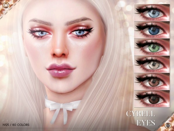  The Sims Resource: Cyrell Eyes N125 by Pralinesims