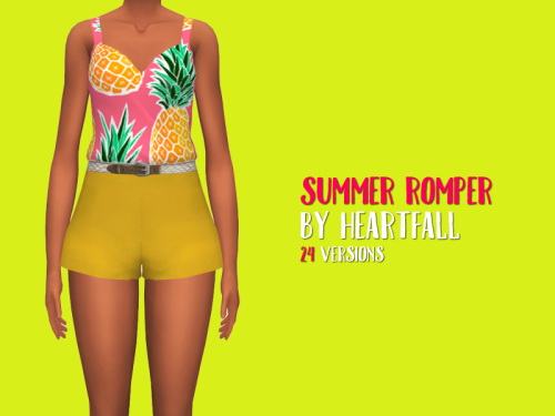  Simsworkshop: Summer Romper by heartfall