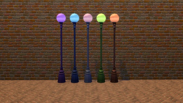  Mod The Sims: Garden Globe Lamps by Snowhaze