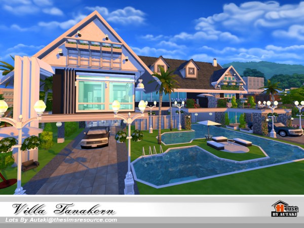  The Sims Resource: Villa Tanakorn NoCC by Autaki
