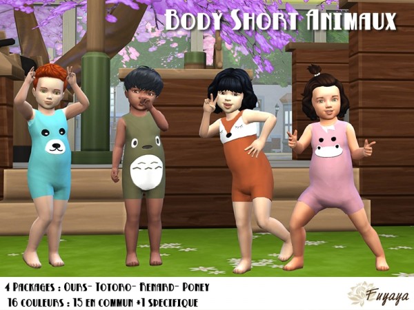  Sims Artists: Bodyshort Animaux