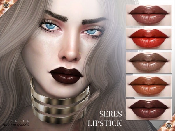  The Sims Resource: Seres Lipstick N120 by Praline Sims