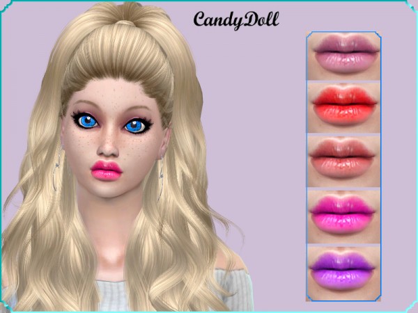  The Sims Resource: CandyDoll Very HighShine Gloss
