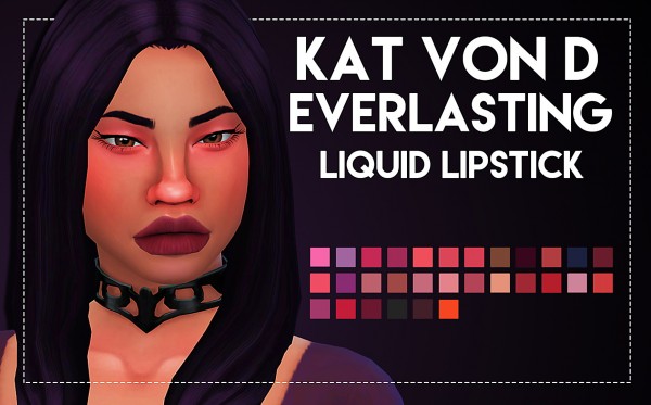  Simsworkshop: Everlasting Inspired Liquid Lipstick by Weepingsimmer