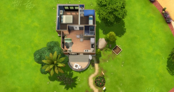  Studio Sims Creation: Oasis starter house