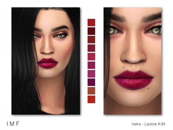  The Sims Resource: Indira Lipstick N.65 by IzzieMcFire
