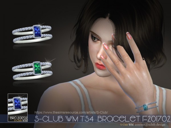  The Sims Resource: Bracelet F201702 by S Club