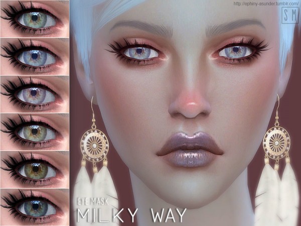  The Sims Resource: Milky Way   Eyemask by Screaming Mustard