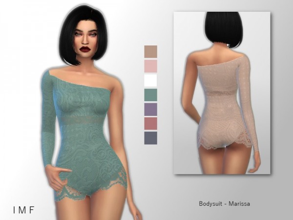  The Sims Resource: Bodysuit Marissa by IzzieMcFire