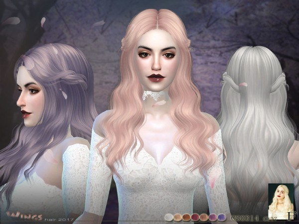  The Sims Resource: WINGS OS0314 F hairstyle