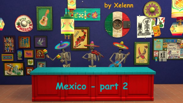  The Sims 4 Xelenn: Mexico   part 2