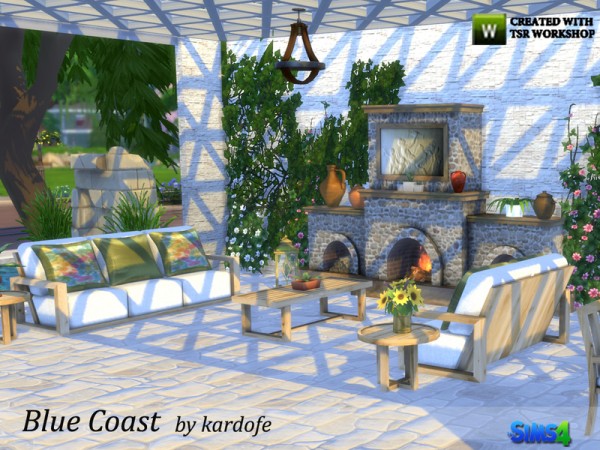  The Sims Resource: Blue Coast house by Kardofe