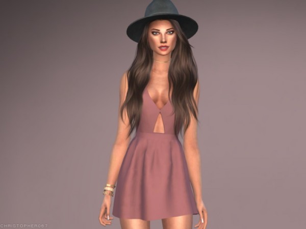  The Sims Resource: Octavia Dress by Christopher067