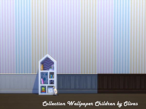  The Sims Resource: Collection Wallpaper Children by olivas