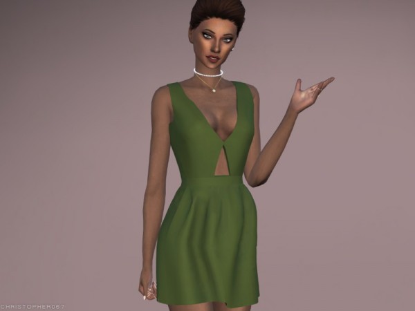  The Sims Resource: Octavia Dress by Christopher067