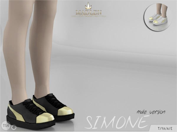  The Sims Resource: Madlen Simone Shoes for male by MJ95