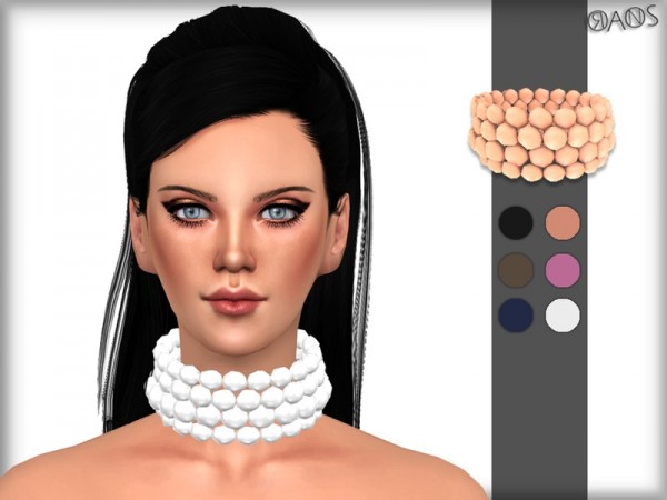  The Sims Resource: Pearl Choker by OranosTR