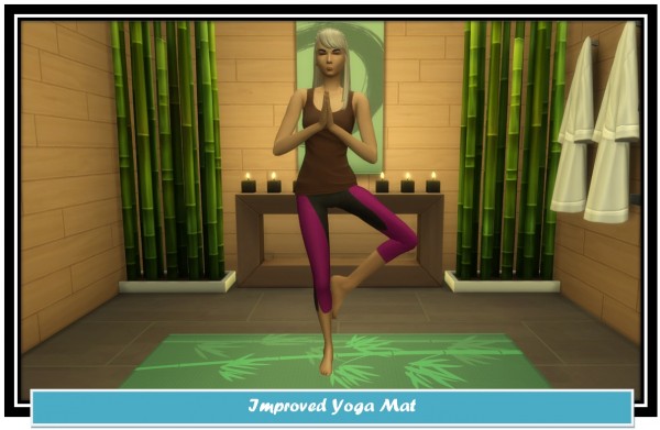  Mod The Sims: Improved Yoga Mat by LittleMsSam