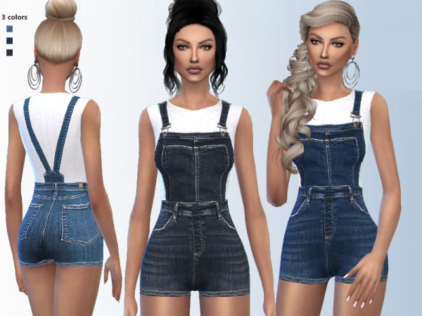  The Sims Resource: Denim Outfit by Puresim
