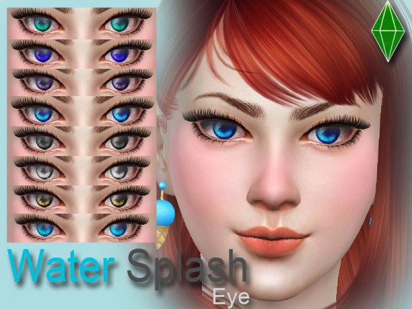  The Sims Resource: Water Splash Eye by LJP Sims