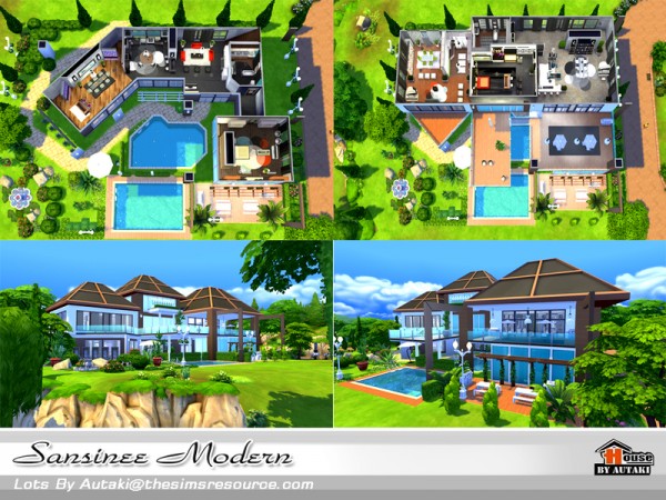  The Sims Resource: Sansinee Modern by autaki