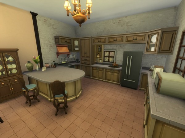  The Sims Resource: Villa Alvaro (No CC) by gagaulala21