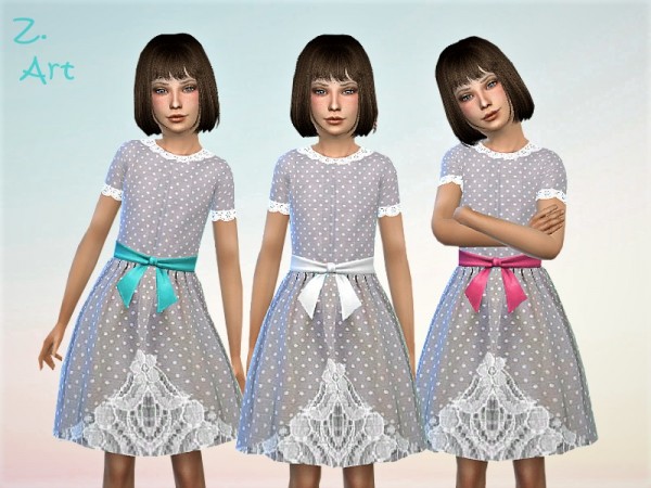 The Sims Resource: GirlZ. 04 dress by Zuckerschnute20