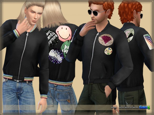  The Sims Resource: Bomber Jacket 1 by bukovka