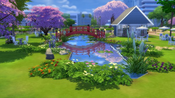  Mod The Sims: Flower Garden and Coffee Shop by Snowhaze