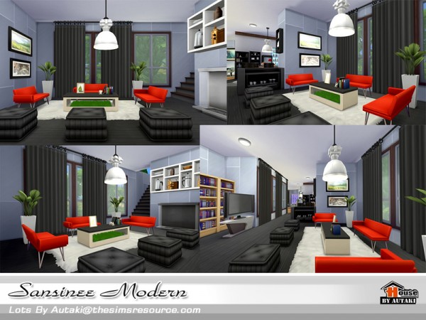  The Sims Resource: Sansinee Modern by autaki