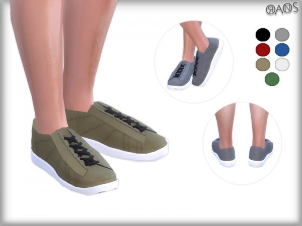  The Sims Resource: Classic Suede Shoes by Oranos TR