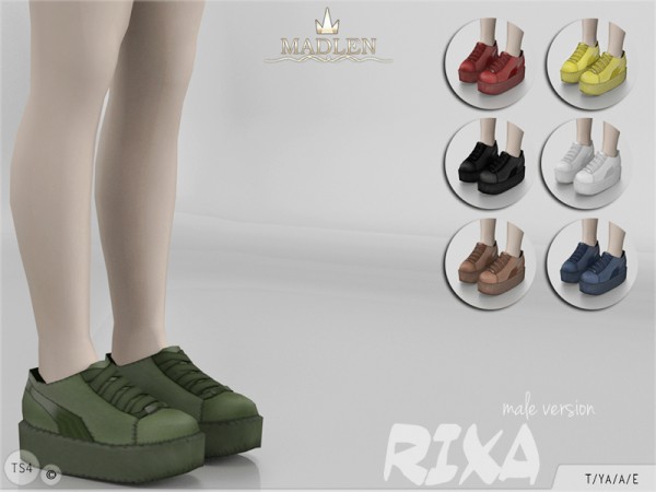  The Sims Resource: Madlen Rixa Shoes male by MJ95