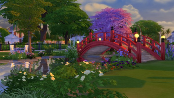  Mod The Sims: Flower Garden and Coffee Shop by Snowhaze