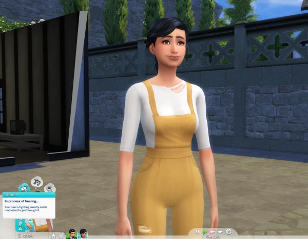  Mod The Sims: Healing from Anxiety and Liberated Traits by iridescentlaura