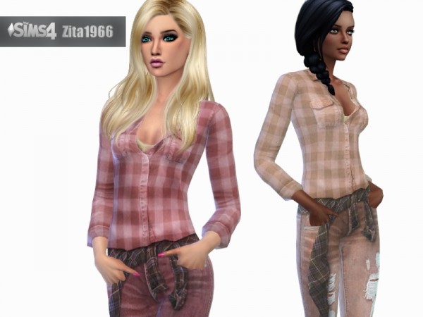  The Sims Resource: Country Girls by ZitaRossouw