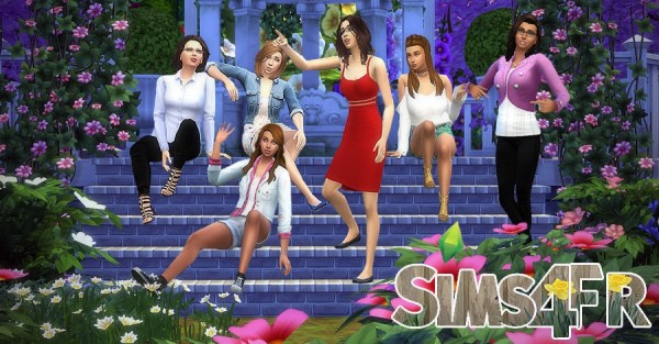  Les Sims 4: Elegant dress recolor