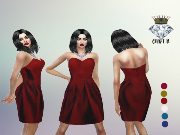  The Sims Resource: Elegant Dress by MadameChvlr