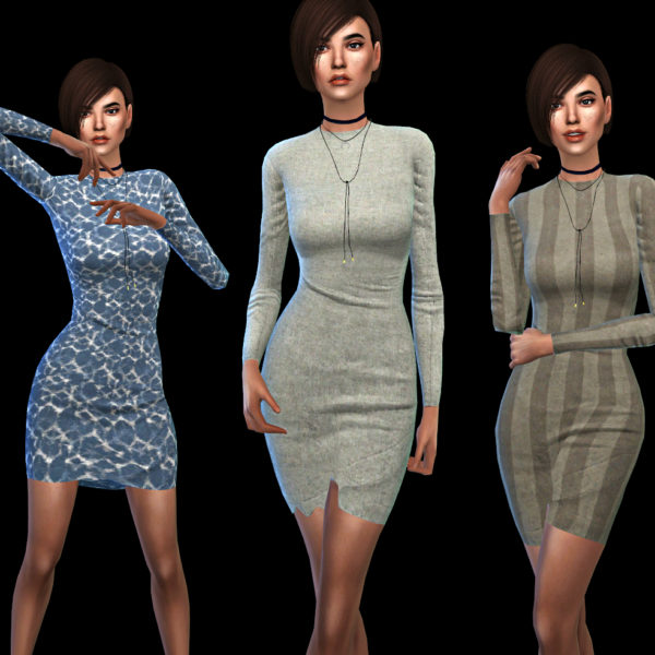  Leo 4 Sims: Gunsmoke Dress