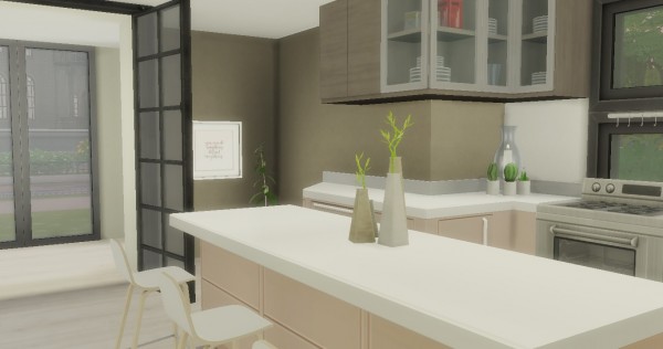  Simsworkshop: Just Peachy kitchen and livingroom by catsblob