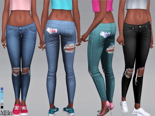  The Sims Resource: Riptide Jeans by Margeh 75
