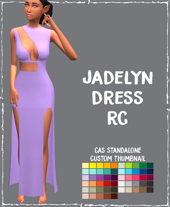  Simsworkshop: Jadelyn Dress by Sympxls