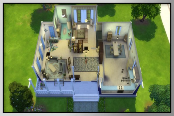  Blackys Sims 4 Zoo: A5 Creative in Blue   Project Newcrest by MadameChaos