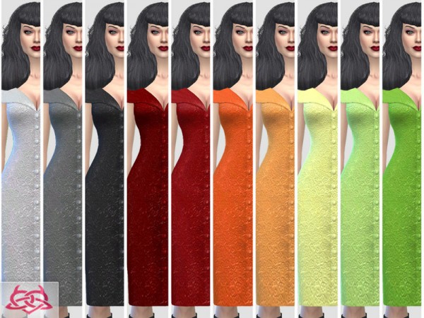  The Sims Resource: Paloma dress v. Tubo dress by Colores Urbanos