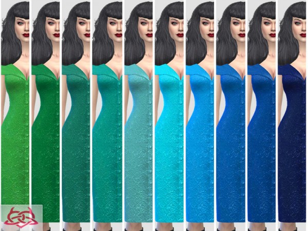  The Sims Resource: Paloma dress v. Tubo dress by Colores Urbanos