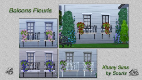  Khany Sims: Flower balconies