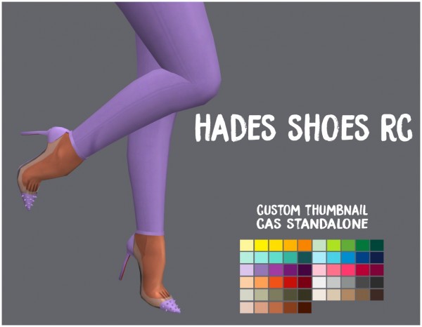  Simsworkshop: Hades Shoes recolored by Sympxls