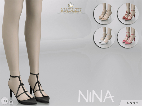  The Sims Resource: Madlen Nina Shoes by MJ95