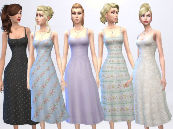  The Sims Resource: Theo Spring Gown by alin2
