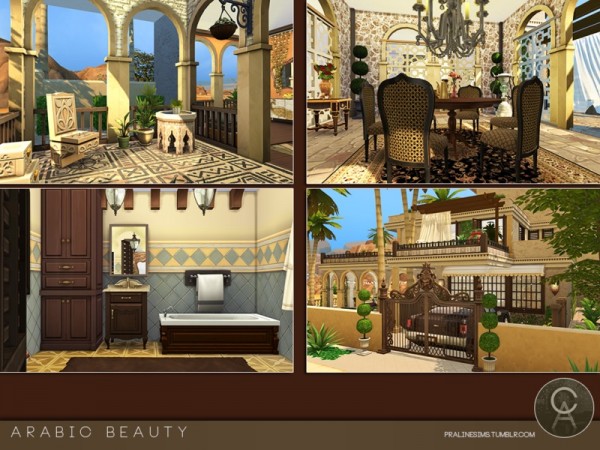  The Sims Resource: Arabic Beauty house by Praline Sims